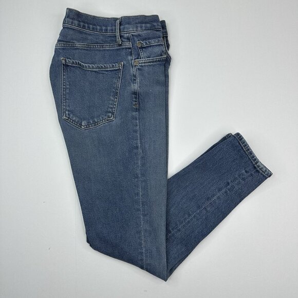 AGOLDE Women's Blue NICO High Rise Button-Fly Designer Jean W26/L26.25 - Picture 2 of 13